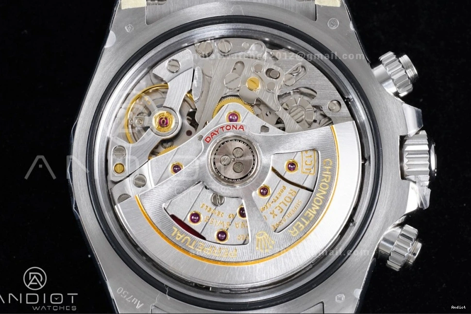 V2 Black VSF on Daytona Oysterflex 1:1 Dial Best VS4131 Gray Strap (Weighted) 126519 Edition 0419